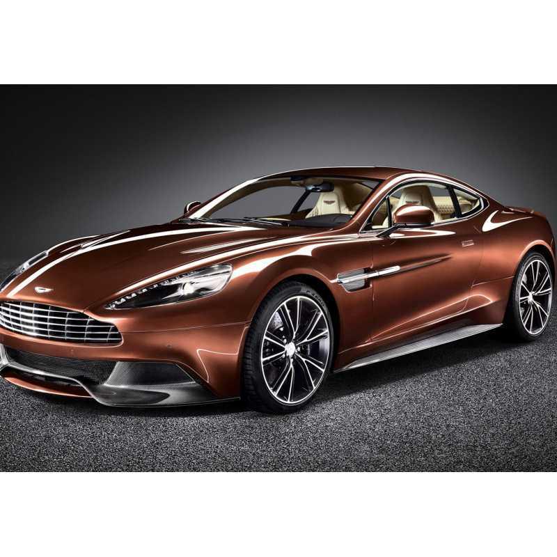Декоративный плакат Aston Martin с рамкой - Настенное искусство с принтом винтажного автомобиля