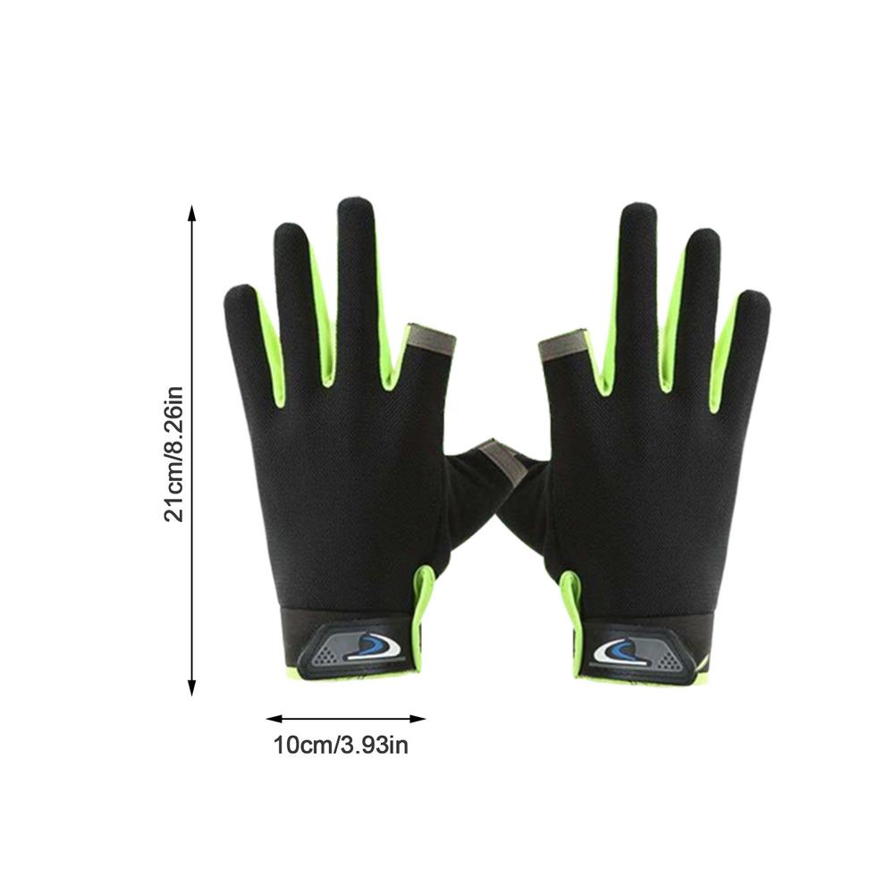 Перчатки с защитой от ультрафиолета, дышащие эластичные солнцезащитные перчатки, нескользящая ручка, удобные аксессуары для рыбалки, солнцезащитные перчатки, сетка для