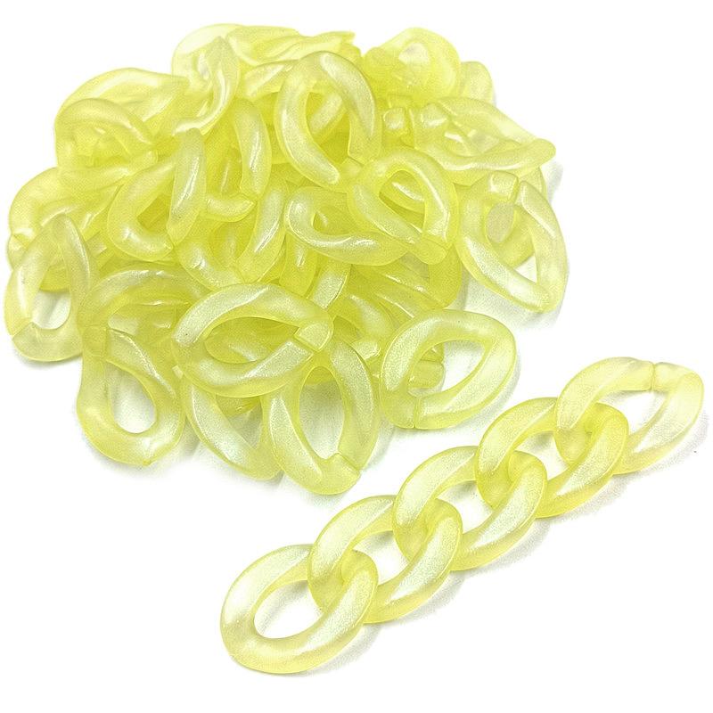 Акриловые браслеты своими руками Изготовление ювелирных изделий Изготовление ювелирных изделий Бусины из витой цепочки Свободные бусины Флуоресцентные Флуоресцентные витые бусины из цепочки Мода 10 шт.