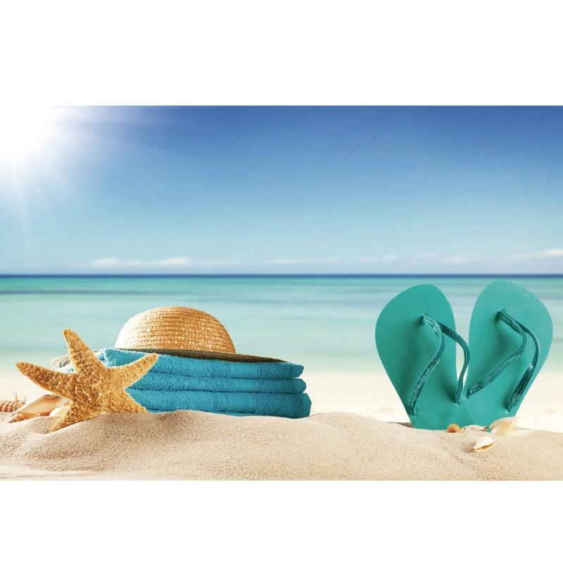 Tropical Beach Backdrop Decoration Seashell Starfish Summer Vacation For Pool Party Celebration Backgrounds For Photographs