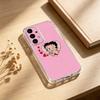 Betty HOT Boop phone Case For Samsung S25,24,21,22,23,30,Ultra,20,Plus,Fe,Lite,Note Transparent Cover