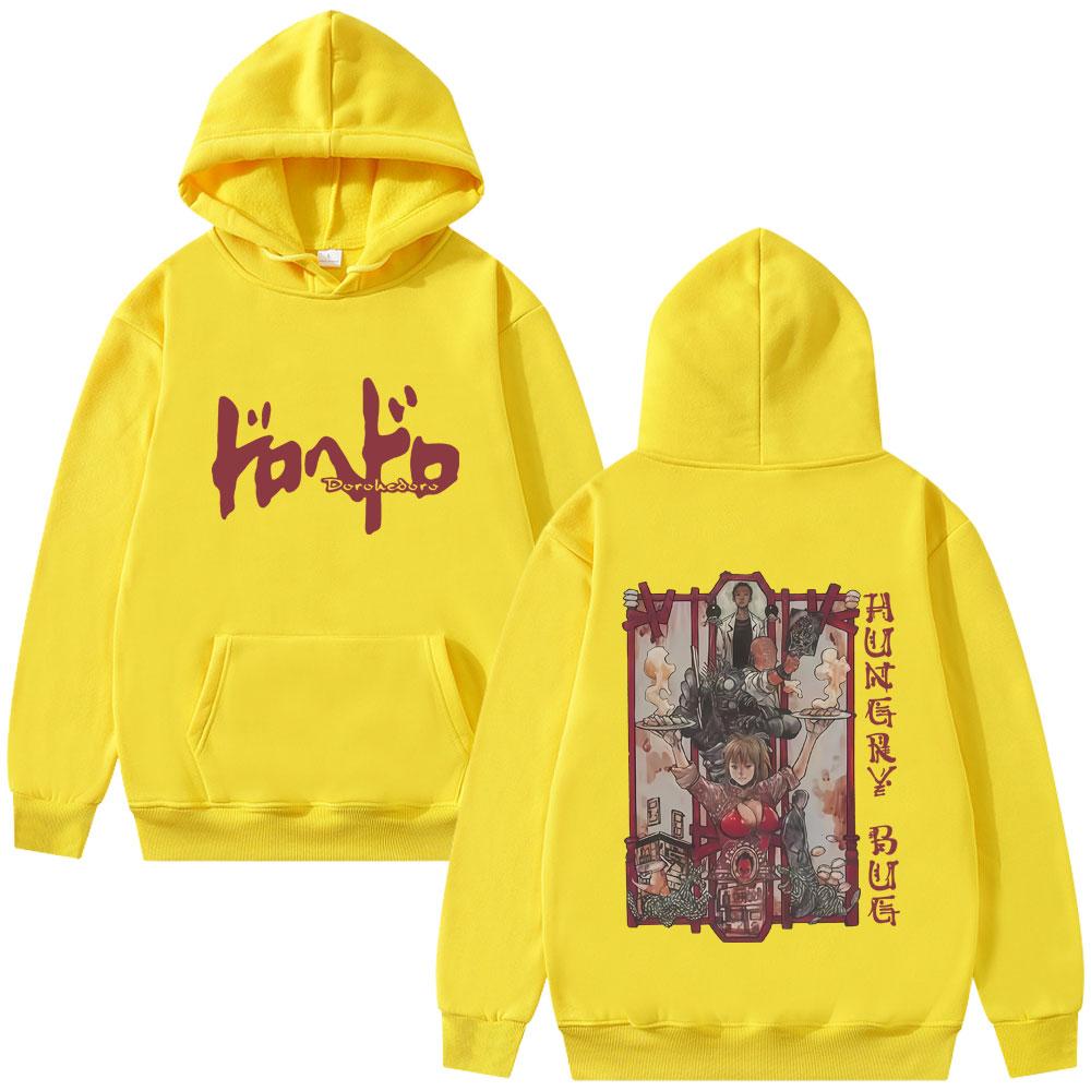 Anime Dorohedoro Graphic Hoodie Kaiman Merch Hooded Tracksuit Men Women Gothic Manga Rock Streetwear Unisex Oversized Hoodies