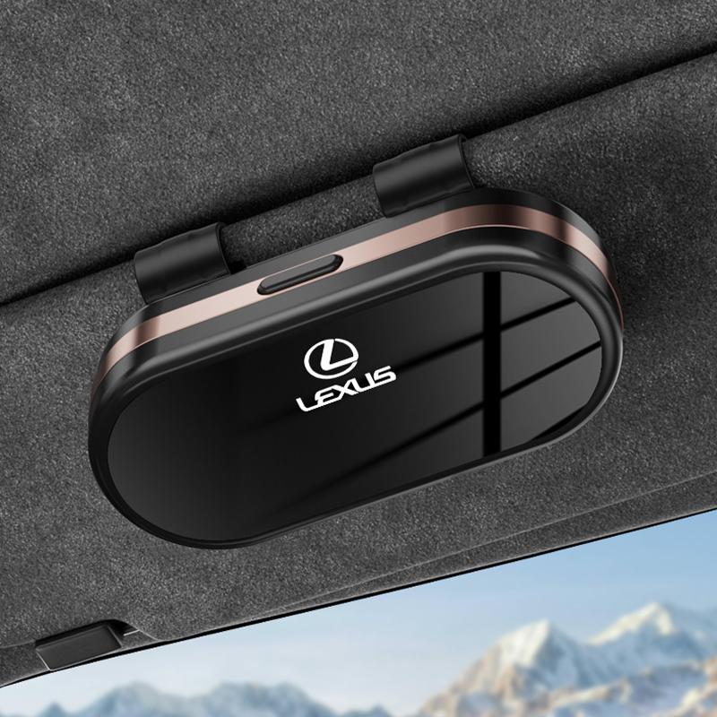 Car Sun Visor Sunglasses Case Glasses Holder Clip For Lexus RX330 IS250 Ct200h ES300h RX350 Fsport Car Accessories Glasses Box