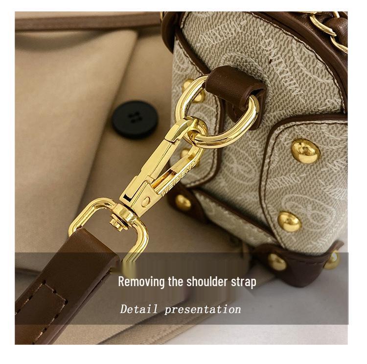 Женская премиальная ретро-роскошная сумка кроссбоди - Европейский и американский стиль, высококлассный значок, маленькая сумка-бестселлер