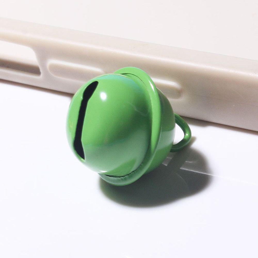 5pcs 18mm Jingle Bells Metal Beads Candy Color Metal Bell Ring Pendant Christmas Decoration