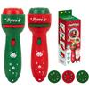Children Projection Christmas Handheld Flashlight Projector 24 Kinds Of Design Education Santa Claus Tree Toys Gifts Flashlights