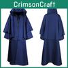 Medieval Wizard Hooded Robe Cloak With Long Sleeves For Halloween Role Play