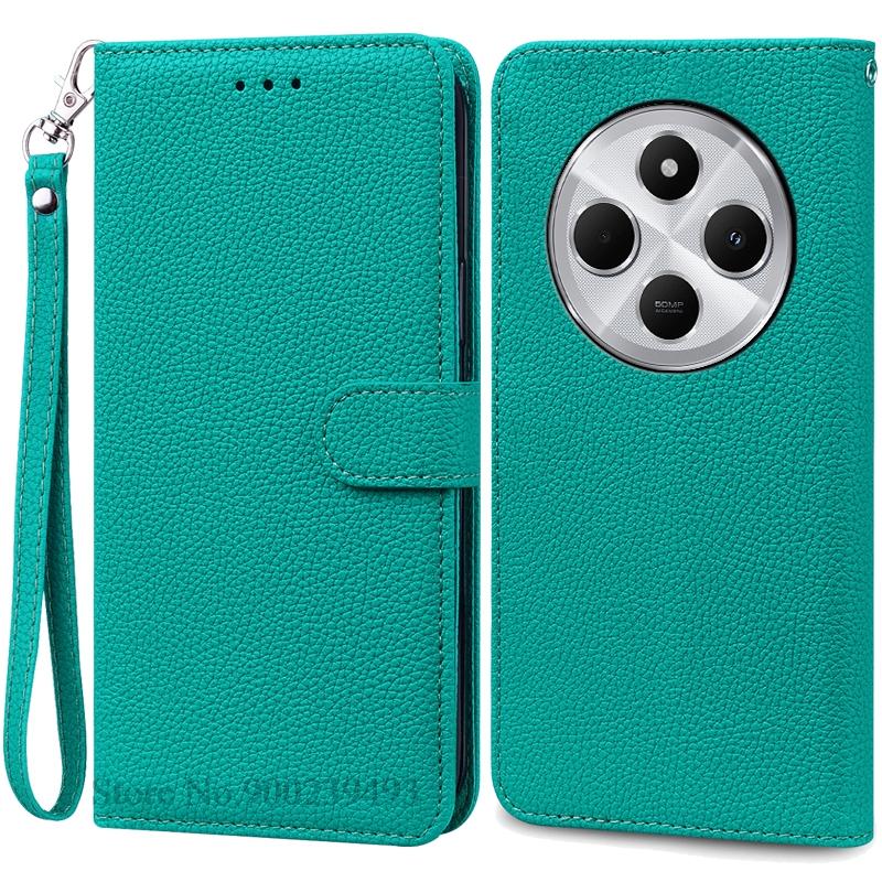 For Redmi 14C 4G Case Soft Silicone Pu Leather Wallet Flip Case For Xiaomi Redmi 14C Case Stand Book Cover For Redmi 14 C Fundas