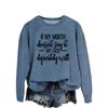 Oversized Womens Hoodie Loose Fit Cotton Blend Streetwear Long Sleeve Sweatshirt With Graphic Print
