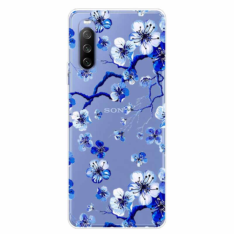 Чехол для Sony Xperia 10 III ТПУ Силикон Мягкий Мультяшный Прозрачный Чехол для Sony Xperia 1 5 III Ace II Чехол для Телефона Прозрачный Coque
