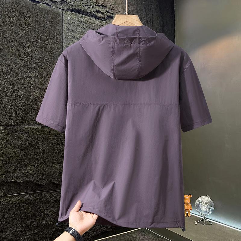 2025 Men's Quick-Dry Plus Size Sportswear Set: Loose Hooded T-shirt & Shorts for Summer