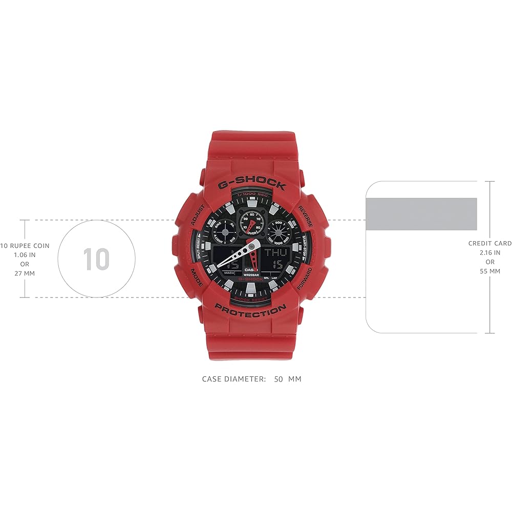 Casio Мужские часы G-SHOCK GA-100B-4A [Импортный товар]