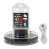 1,54-дюймовый экран Glow Tube Clock Desktop Ornament WIFI Networking Update Date Time Weather Smart