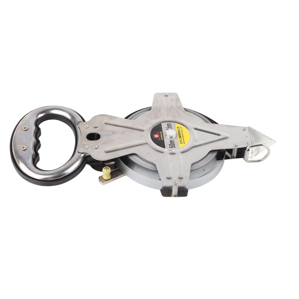 Стальная рулетка 50м 164фт Эргономичная ручка Портативная из нержавеющей стали Измерительная лента для стройплощадки