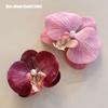 Side Clip Orchid Butterfly Hair Clip Phalaenopsis Pearl Hair Clip Flower Hairpin Hair Accessories
