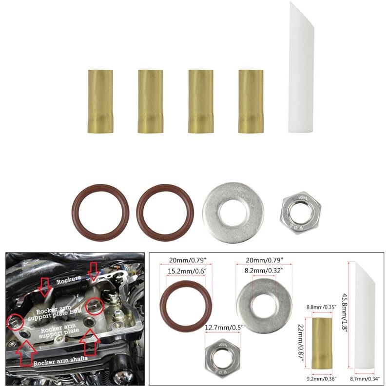 Motorcycle Rocker Arm Locker End Shaft Ticking Noise Set Fit for Harley Twin Cam