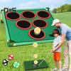 Набор для игры в гольф для детей, веселые игры во дворе, игры на заднем дворе, отцы и гольфисты, в комплект входят 20 мячей для гольфа, коврик для паттинга и чехол, повседневные домашние игры в гольф для