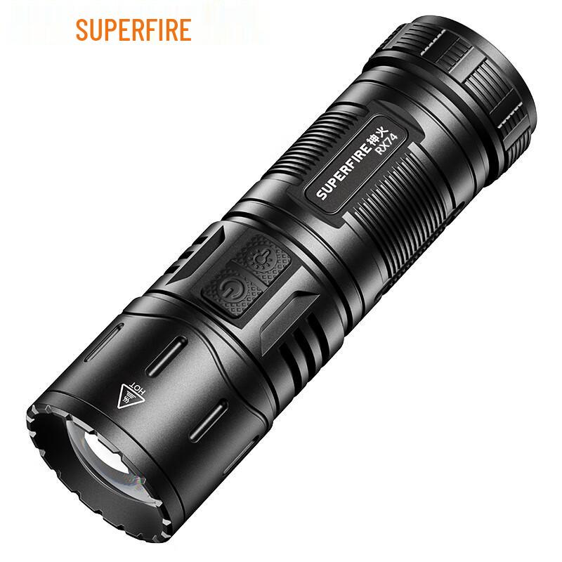 SupFire RX74 Rechargeable Zoom Flashlight