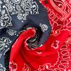 Hip-hop scarf 11cm cotton and linen small square scarf small silk scarf women's new European and American cashew nut printing versatile headscarf 