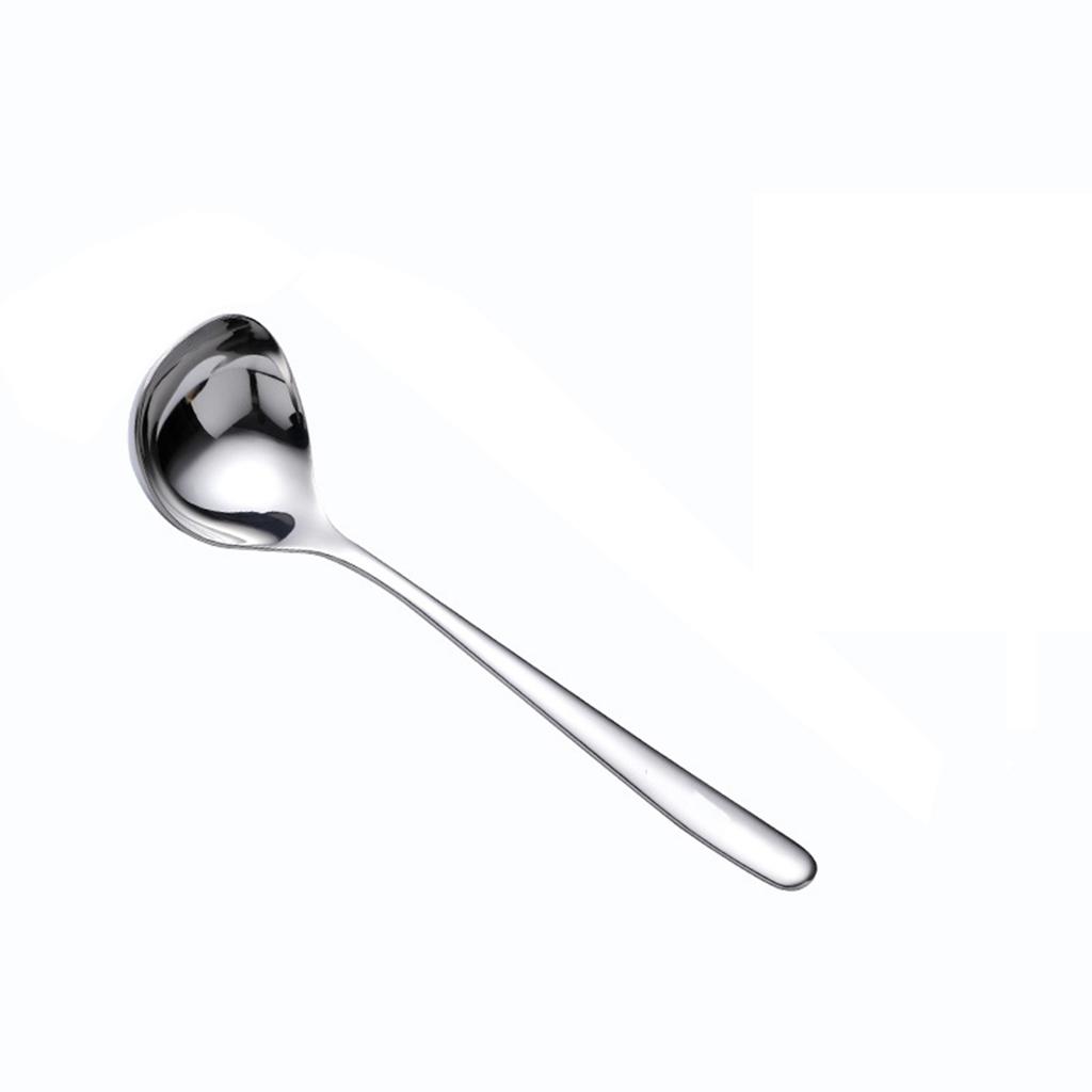Creative Stainless Steel Thicken Cooking Kitchen Tool Soup Ladle Tableware Dinner Scoop Soup Spoon