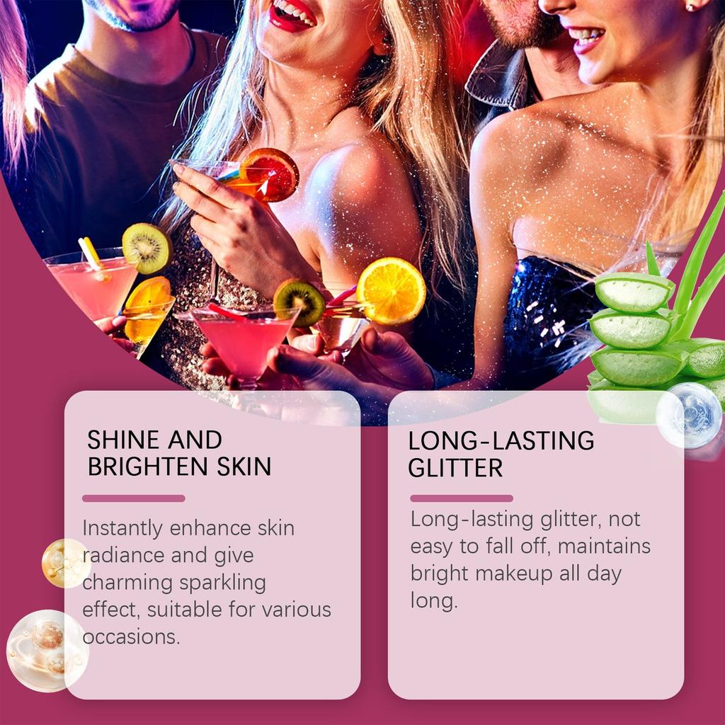 Body Glitter Spray Hair Body Spray S Himmer Highlight Spray Dance Festival Carnival  100ml