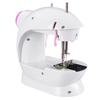 Электрическая швейная машина Мини-швейная машина Портативная с удлиненным столом Ножная педаль Двухскоростная двойная нить DIY Инструмент для начинающих домашних путешествий