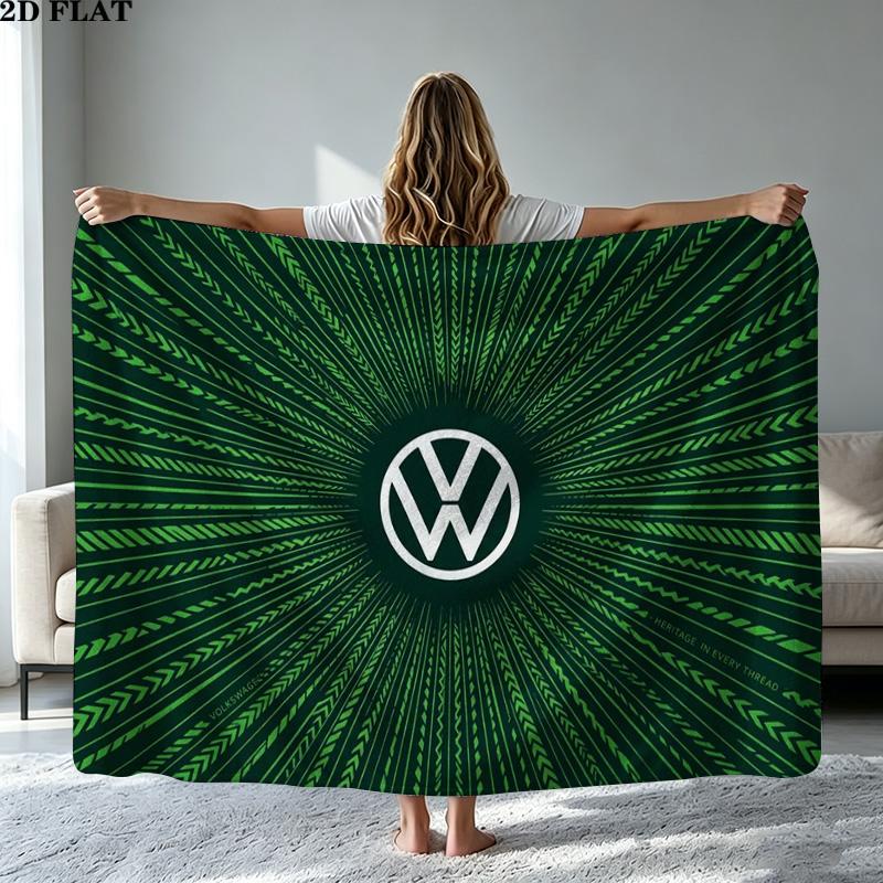 VfL Wolfsburg Print Flannel Blanket High Quality Warm Comfortable Cover for All Seasons Perfect for Gifts Home Decor