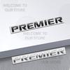 AABHB1 Car Decor Metal Premier Letter Emblem 3D Sticker For Chevrolet Blazer Equinox Trailblazer Malibu Traverse Tail Rear Trunk Decals