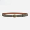 New Retro Women's Belt Fashionable and Trendy Korean Style Matte with Jeans Decorative Leather Belt for Women