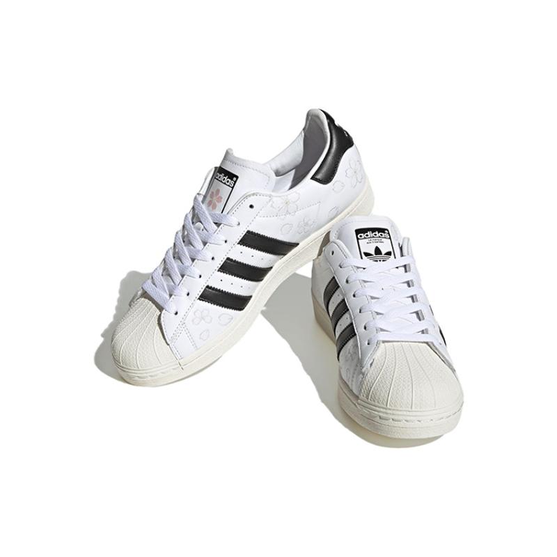 adidas Оригинальные кеды Superstar для скейтбординга Унисекс Низкие Белые/Черные Кроссовки IG9648