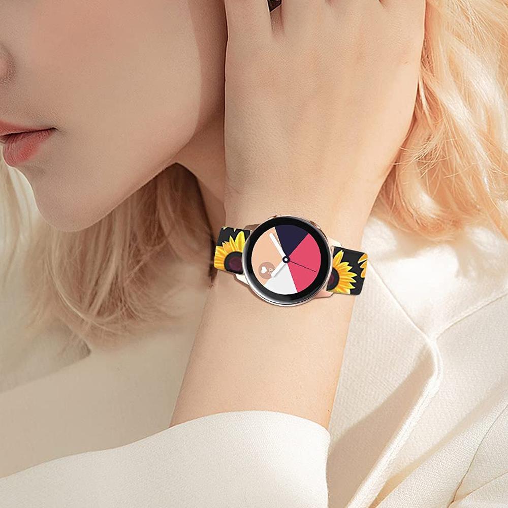Силиконовый ремешок 20 мм 22 мм для samsung galaxy Watch 7/6/5/4/5PRO/4CLASSIC/46MM/42/40mm 44mm Браслет amazfit gts 2 3 4 Mini Bip 5