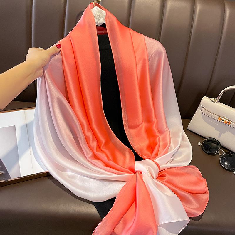 Women'S Elegant And Versatile Spring And Summer Sunscreen Autumn And Winter Warm Scarf Fashion Shawl Dual-Purpose