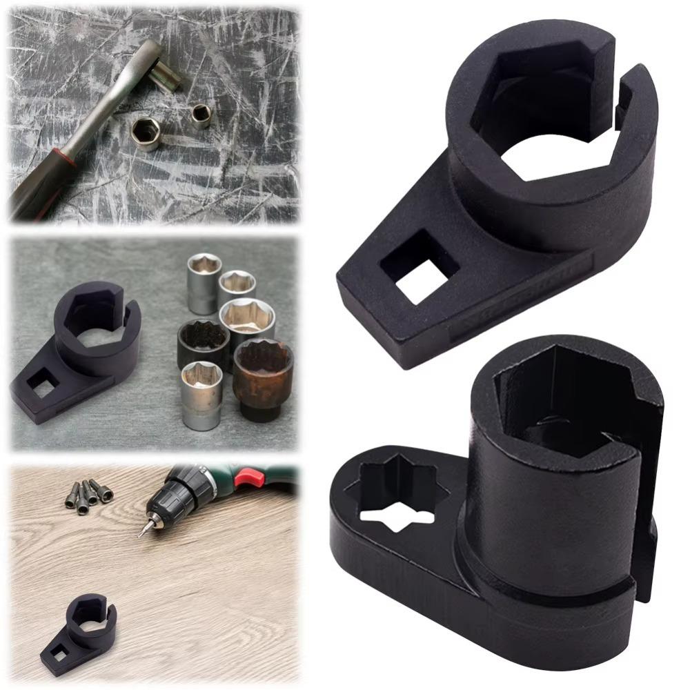 7/8 Inch/22mm Oxygen Sensor Socket Wrench Chromium-vanadium Steel Universal Drive O2 Remover Tool Sensor Socket Adapter Car