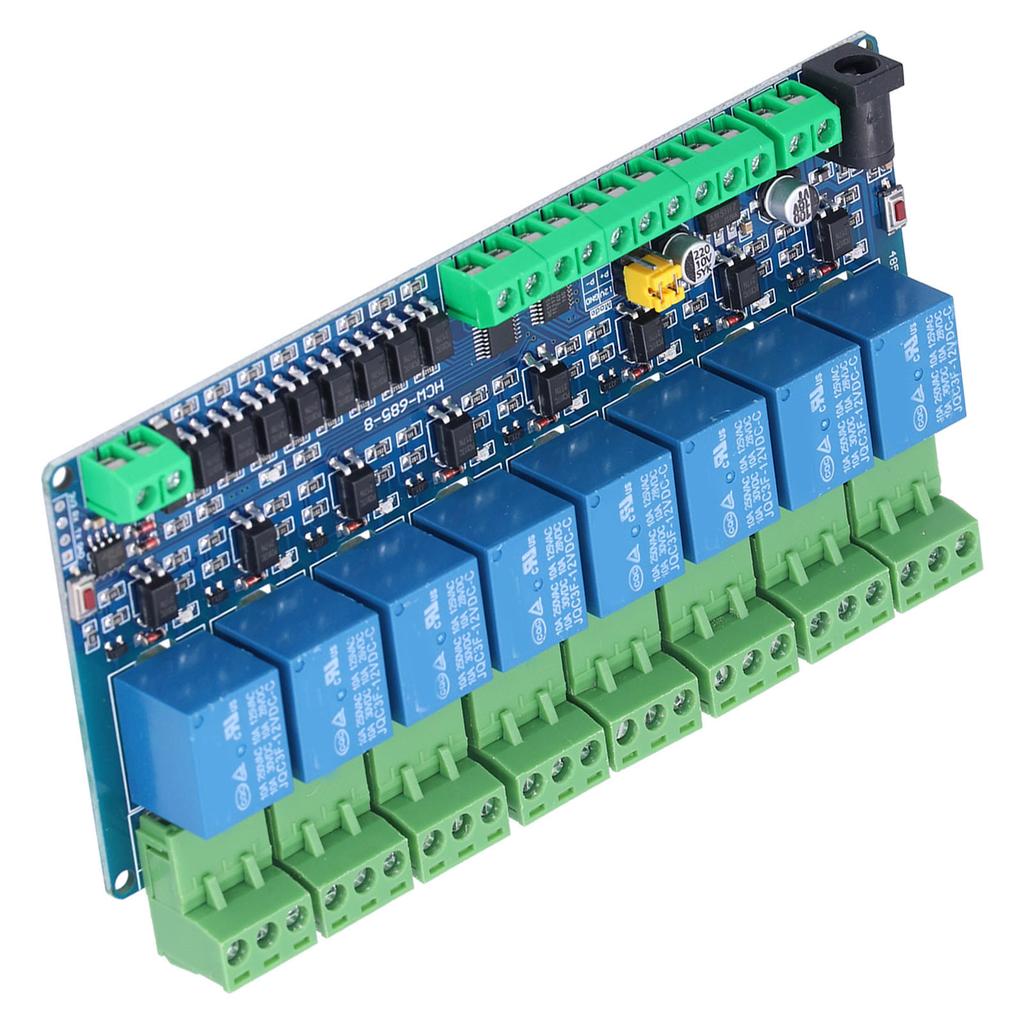 Relay Output Board Module Plastic 8 Channel Portable Low Power Consumption Electronic Component