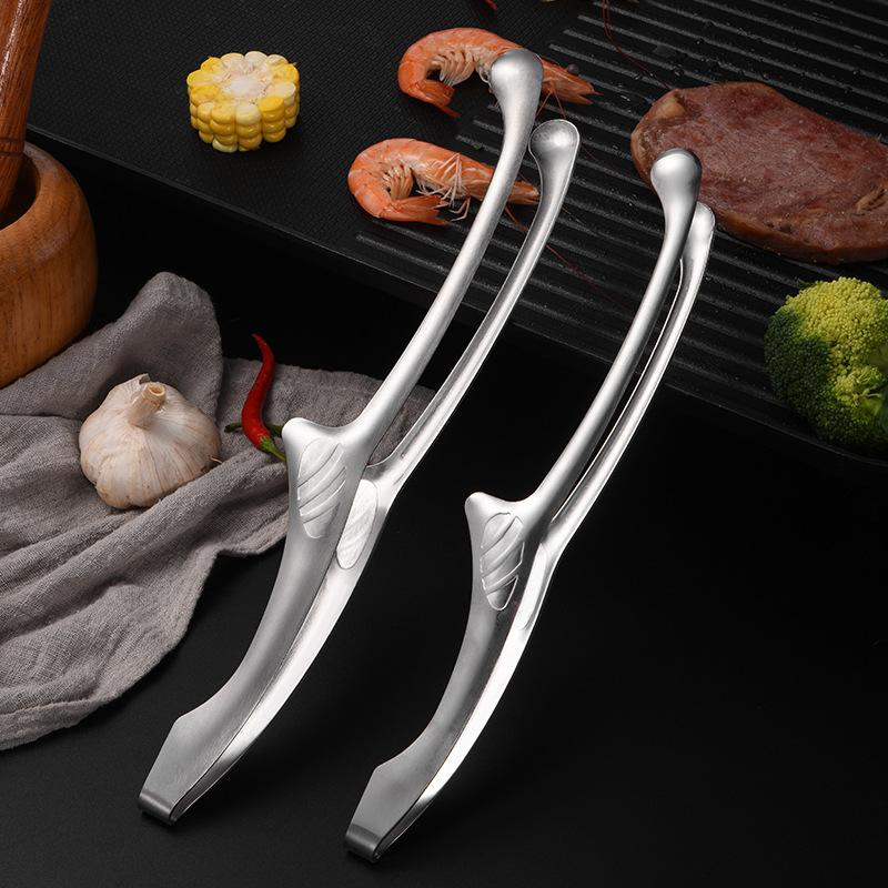 Кухонные щипцы из нержавеющей стали 430 для еды, корейское барбекю, барбекю, стейк, многоцелевые щипцы для еды, кухонные гаджеты, аксессуары для барбекю