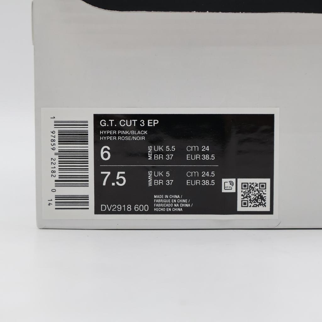 DV2918-600 Nike GT Cut 3 Гипер Розовый Металлический Серебристый Розовый Пеноматериал Черный (Мужской)