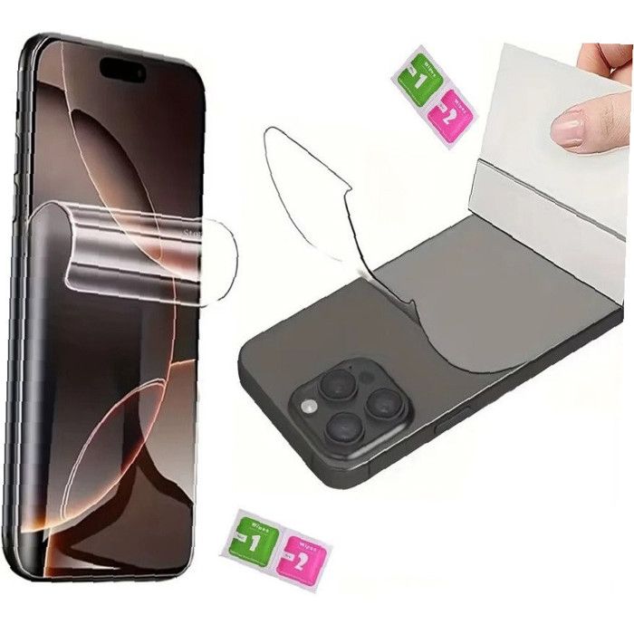 Film de protection - AILIKA - MOTOROLA EDGE 60S - Hydrogel 2-en-1 - Ultra clair - Résistant aux rayures