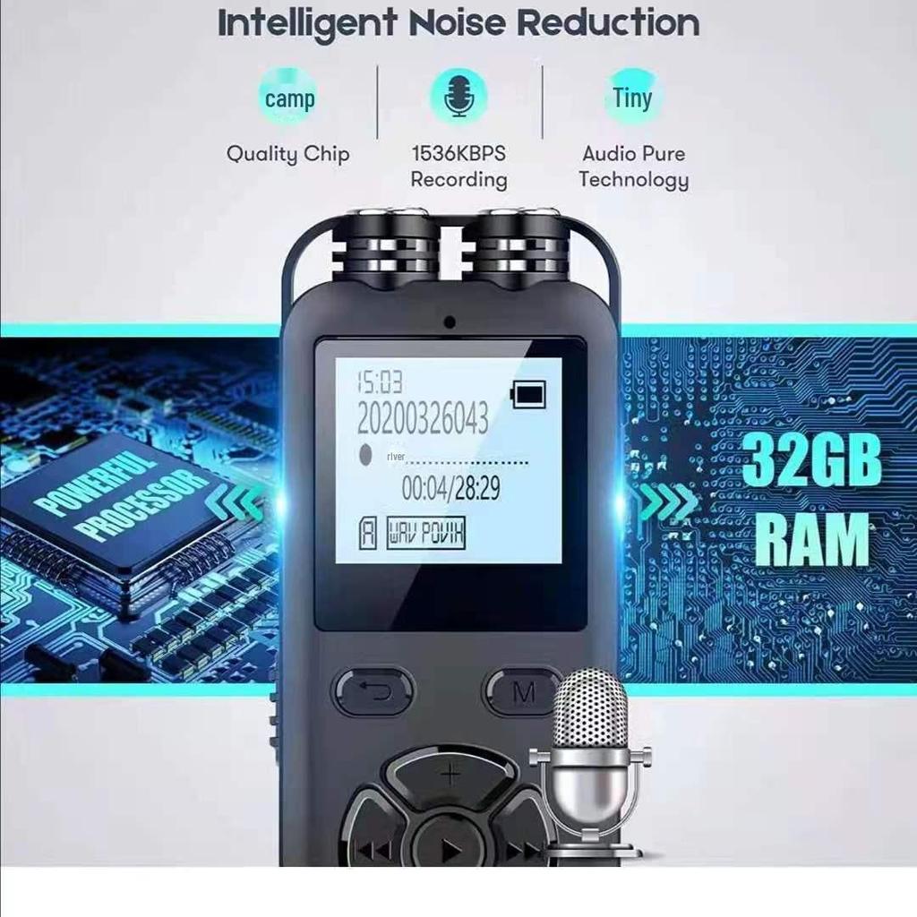 Цифровые диктофоны с интеллектуальным шумоподавлением: Matrix Core 2159 и решения Bluexun