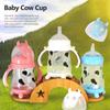 270ml Cute Bottle Straw Mug 0-36 Months Covering All Ages With Handle PP Material Drop-proof and Lightweight Bisphenol-free