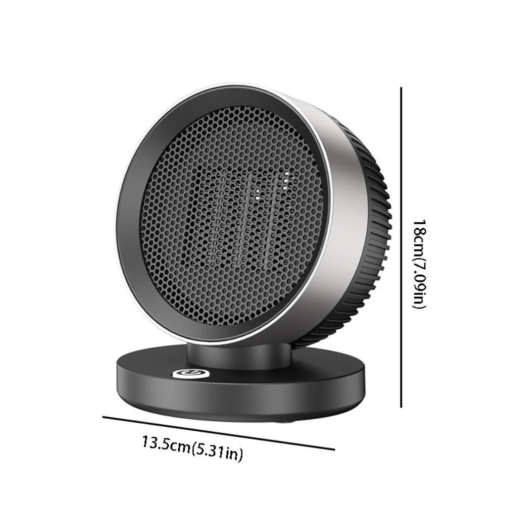 Adjustable Thermostat Space Heater Fan Mode PTC Space Heater Electric Heating Fan Home Use