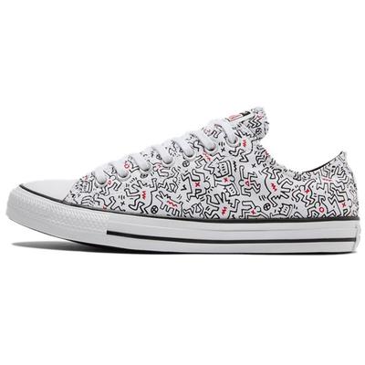 Кит Хэринг x Chuck Taylor All Star Low Белый Черный Красный Унисекс 171860C
