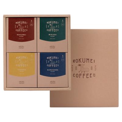 Rokumei Coffee Coffee Gift COTONARA 4 смеси, которые обогатят вашу жизнь Подарок Подарок - (Нет тега)