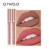 O.TWO.O Пигмент для блеска для губ, матовый бархатный макияж, водостойкая долговечная жидкая помада телесного цвета, коричневый, красный цвет для женщин 9134