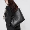 2024 Autumn Korean-Style Genuine Leather Women's Tote and Shoulder Bag, Large Capacity Cowhide Handbag.