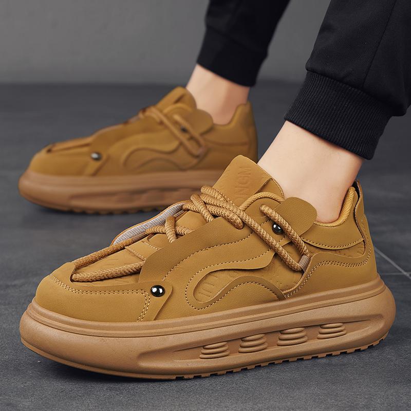 2024 Оригинальные мужские кроссовки Дизайнерская мода Обувь для скейтборда Мужские кроссовки-хлебцы Уличный хип-хоп Повседневные кроссовки Обувь на платформе