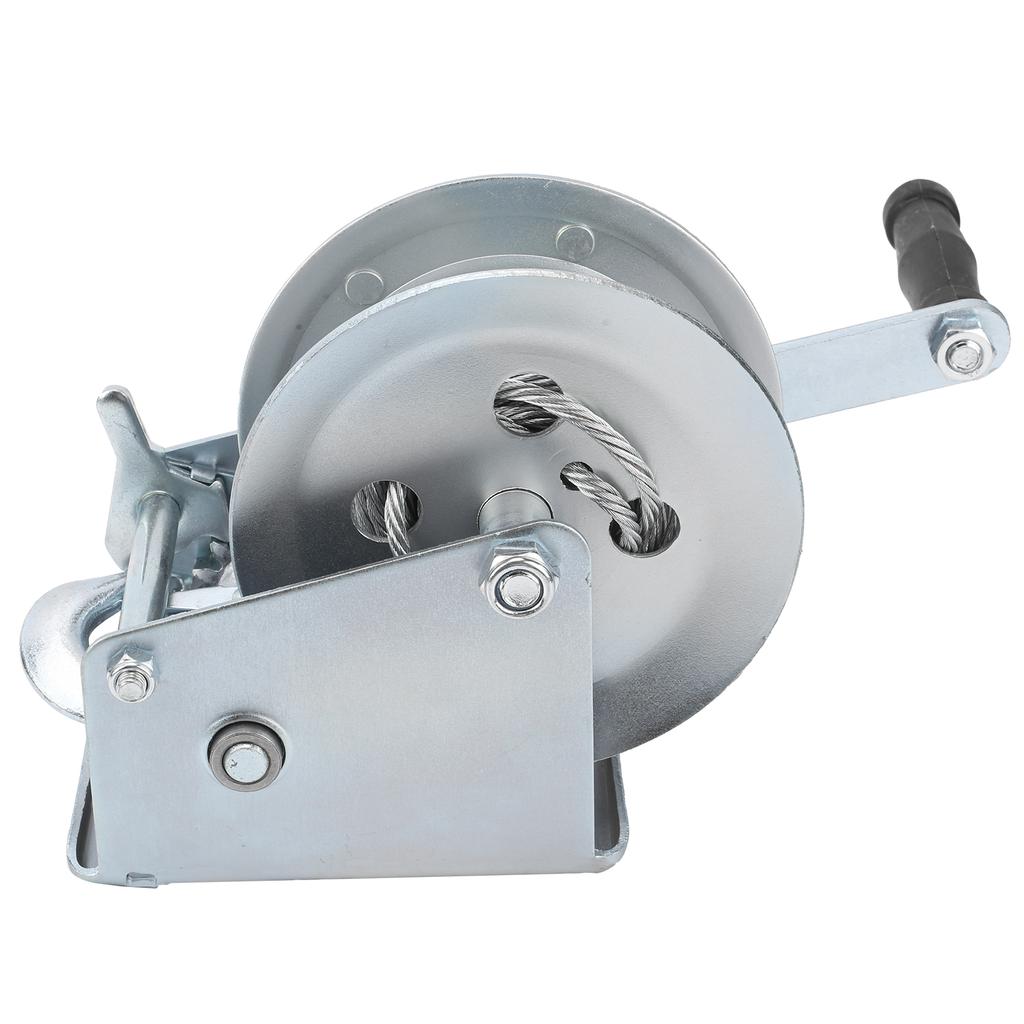 Ручная лебедка с высокой грузоподъемностью, самоблокирующаяся рукоятка, подъемный строп с крюком 1600 фунтов