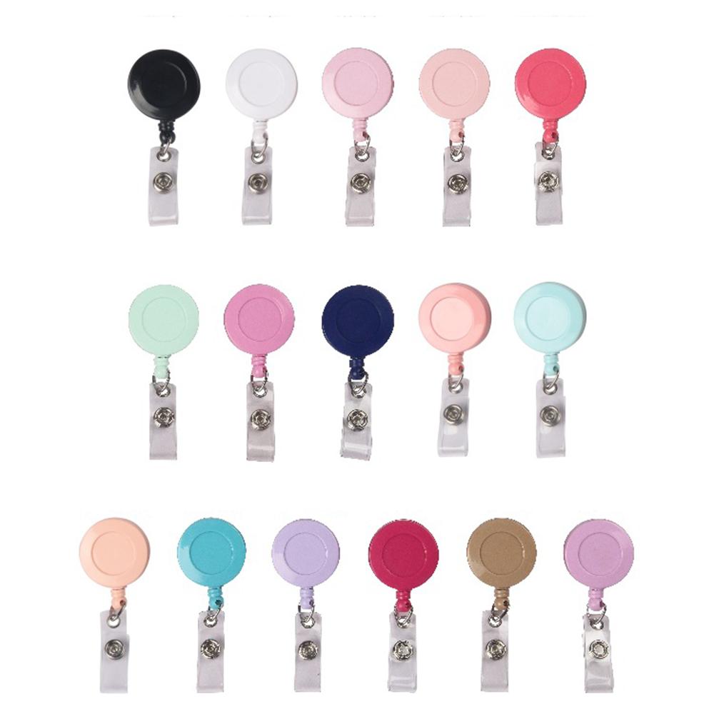 Badge Holder Exhibition Nurse Doctor Retractable Badge Reel Badge Clip ID Name Card Pull Buckle