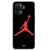 Coque Pour Oppo A94 Jordan Logo 23 Nike Basketball Couleur Rouge Manacase