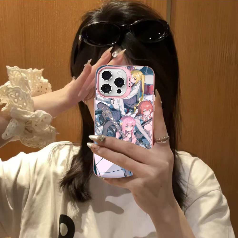 BOCCHI THE ROCK Phone Case For iPhone 17 16 15 14 13 12 11 Pro MAX Matte Shockproof Back Anti Fall Matte Cover