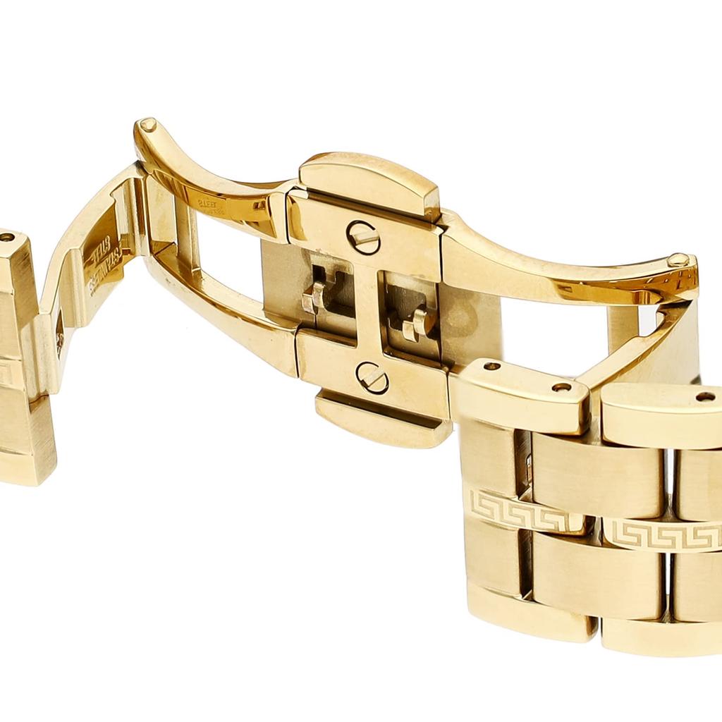 Часы GRECA ICON черный циферблат нержавеющая сталь сапфировое стекло кварцевые 36 мм швейцарские часы VEZ600521 золото [Versace] женские [Товар]